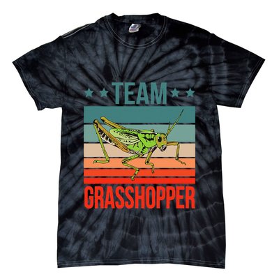 Team Grasshopper Locust Entomologist Insect Grasshopper Tie-Dye T-Shirt