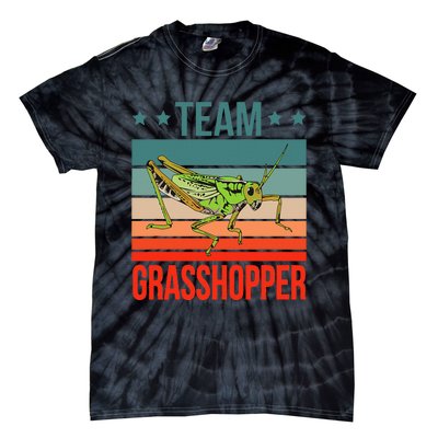 Team Grasshopper Locust Entomologist Insect Grasshopper Tie-Dye T-Shirt