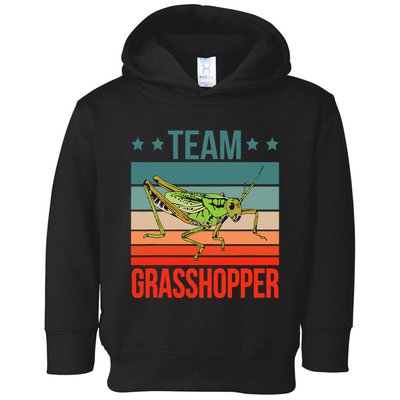 Team Grasshopper Locust Entomologist Insect Grasshopper Toddler Hoodie