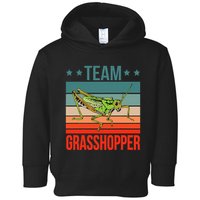 Team Grasshopper Locust Entomologist Insect Grasshopper Toddler Hoodie