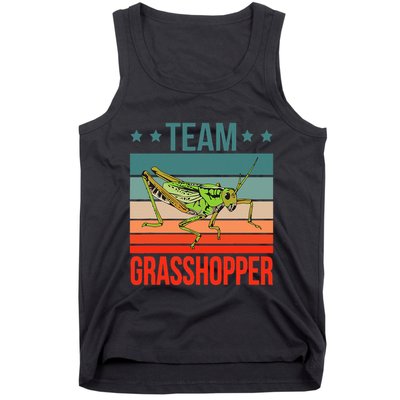 Team Grasshopper Locust Entomologist Insect Grasshopper Tank Top