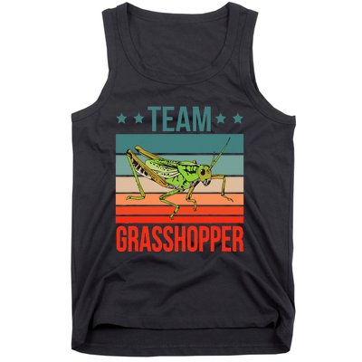 Team Grasshopper Locust Entomologist Insect Grasshopper Tank Top