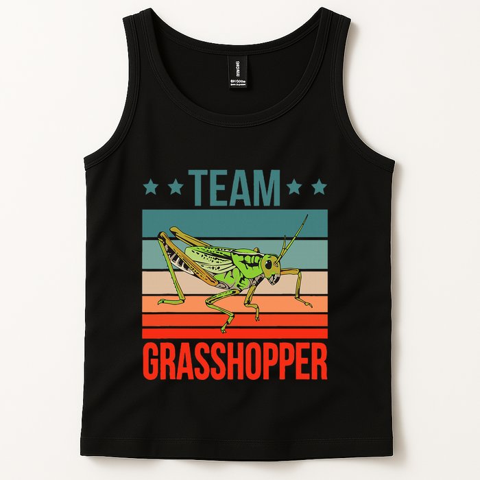 Team Grasshopper Locust Entomologist Insect Grasshopper Tank Top