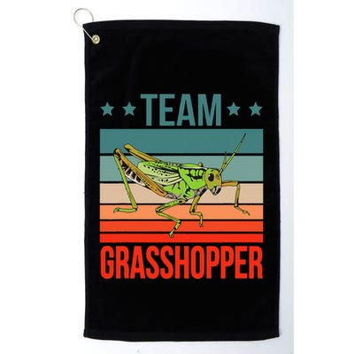 Team Grasshopper Locust Entomologist Insect Grasshopper Golf Towel