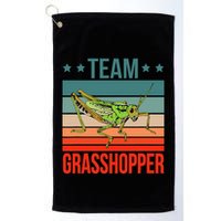 Team Grasshopper Locust Entomologist Insect Grasshopper Golf Towel