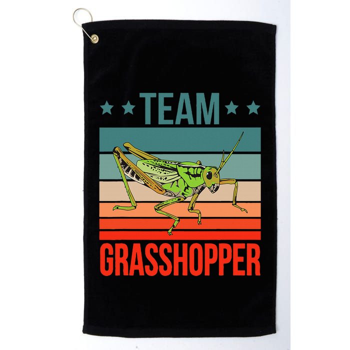 Team Grasshopper Locust Entomologist Insect Grasshopper Golf Towel