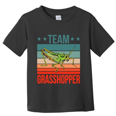 Team Grasshopper Locust Entomologist Insect Grasshopper Toddler T-Shirt