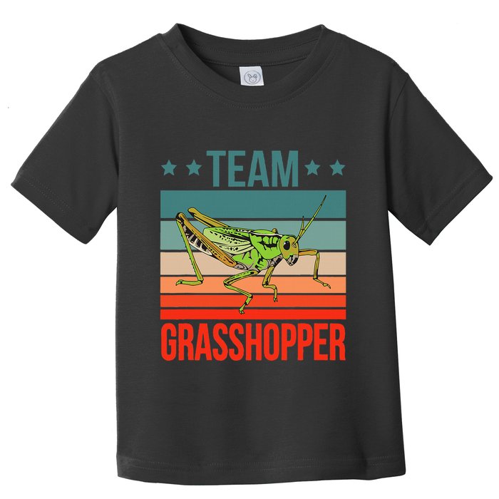 Team Grasshopper Locust Entomologist Insect Grasshopper Toddler T-Shirt