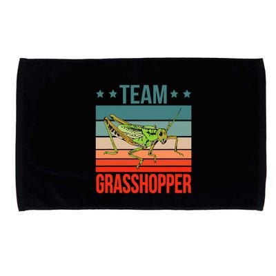 Team Grasshopper Locust Entomologist Insect Grasshopper Microfiber Hand Towel