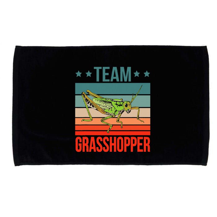 Team Grasshopper Locust Entomologist Insect Grasshopper Microfiber Hand Towel