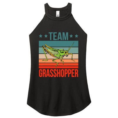 Team Grasshopper Locust Entomologist Insect Grasshopper Women's Perfect Tri Rocker Tank