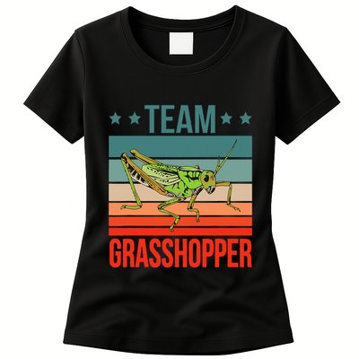 Team Grasshopper Locust Entomologist Insect Grasshopper Womens T-Shirt
