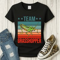 Team Grasshopper Locust Entomologist Insect Grasshopper Womens T-Shirt