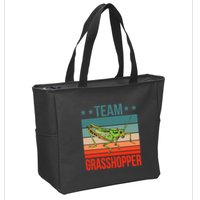Team Grasshopper Locust Entomologist Insect Grasshopper Zip Tote Bag