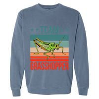 Team Grasshopper Locust Entomologist Insect Grasshopper Garment-Dyed Sweatshirt