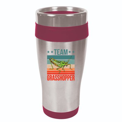 Team Grasshopper Locust Entomologist Insect Grasshopper 16oz Travel Tumbler