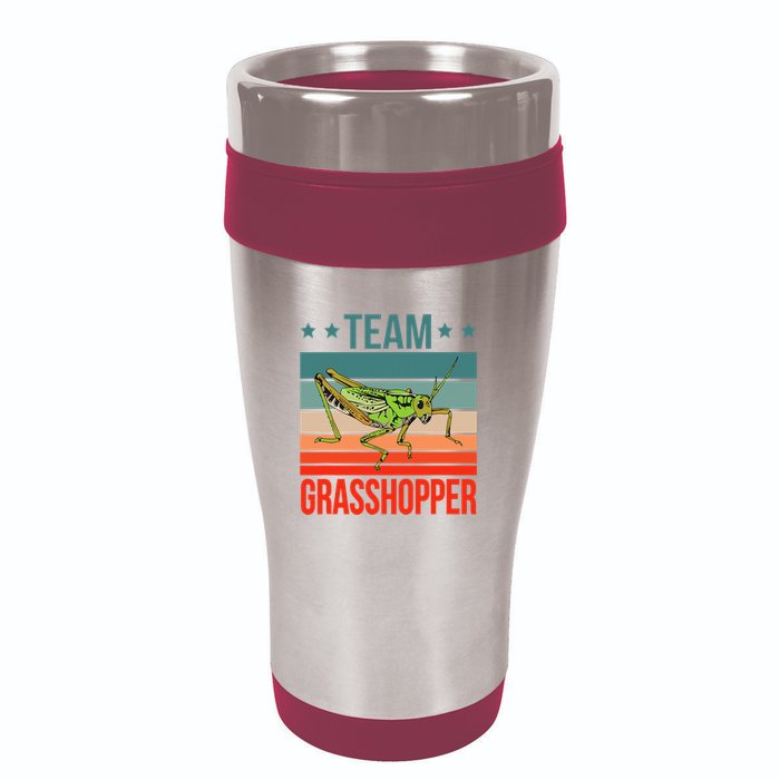 Team Grasshopper Locust Entomologist Insect Grasshopper 16oz Travel Tumbler