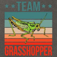 Team Grasshopper Locust Entomologist Insect Grasshopper Cotton Canvas Backpack