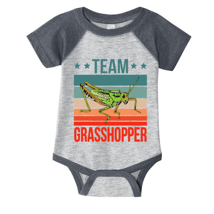 Team Grasshopper Locust Entomologist Insect Grasshopper Infant Baby Jersey Bodysuit