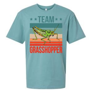 Team Grasshopper Locust Entomologist Insect Grasshopper Sueded Cloud Jersey T-Shirt