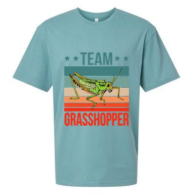 Team Grasshopper Locust Entomologist Insect Grasshopper Sueded Cloud Jersey T-Shirt