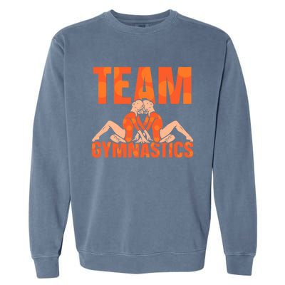 Team Gymnastics Lover Gymnasts Gymnast Sports Garment-Dyed Sweatshirt