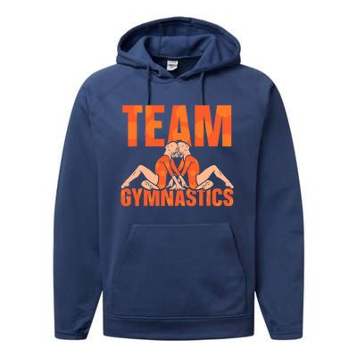 Team Gymnastics Lover Gymnasts Gymnast Sports Performance Fleece Hoodie