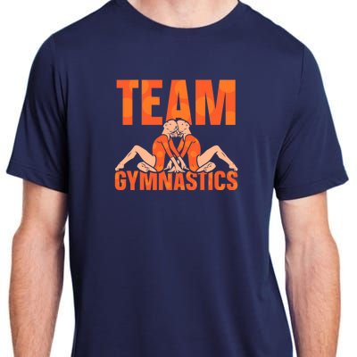 Team Gymnastics Lover Gymnasts Gymnast Sports Adult ChromaSoft Performance T-Shirt