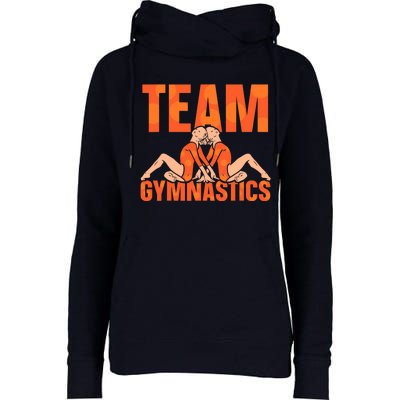 Team Gymnastics Lover Gymnasts Gymnast Sports Womens Funnel Neck Pullover Hood