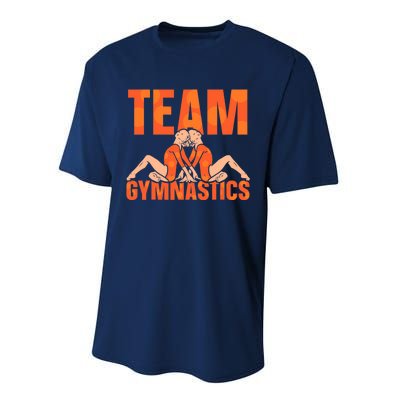 Team Gymnastics Lover Gymnasts Gymnast Sports Performance Sprint T-Shirt