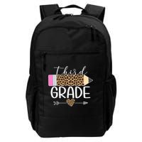 Third Grade Leopard Pencil Back To School Teachers Backpack