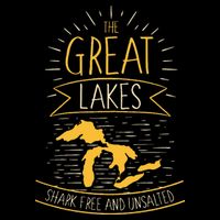 The Great Lakes Shark Free Unsalted Michigan Gift Toddler T-Shirt