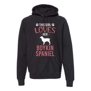 This Girl Loves Her Kin Spaniel Dog Lover Sweatshirt Premium Hoodie