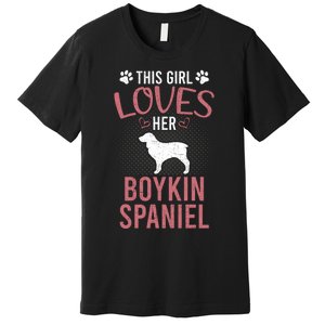 This Girl Loves Her Kin Spaniel Dog Lover Sweatshirt Premium T-Shirt