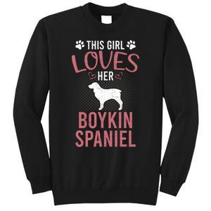 This Girl Loves Her Kin Spaniel Dog Lover Sweatshirt Tall Sweatshirt