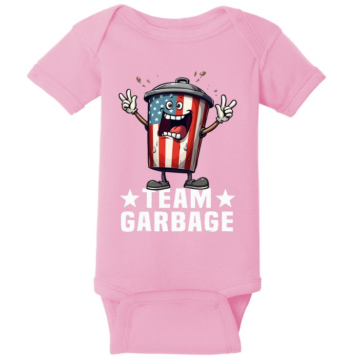 Team Garbage Make American Garbage Great Again 2024 Baby Bodysuit