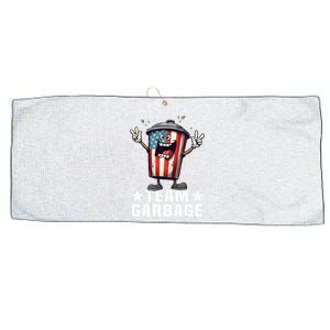 Team Garbage Make American Garbage Great Again 2024 Large Microfiber Waffle Golf Towel