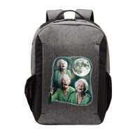 Three Granny Moon 3 Old Ladys Howling Weird Cursed Meme Vector Backpack