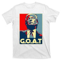 Trump GOAT Middle Finger Election 2024 Republican Poster T-Shirt