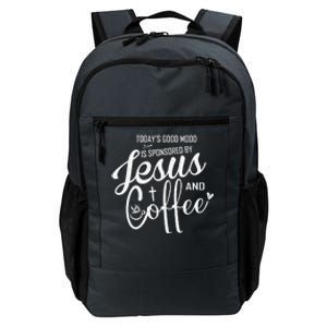 TodayS Good Mood Is Sponsored By Jesus And Coffee Daily Commute Backpack