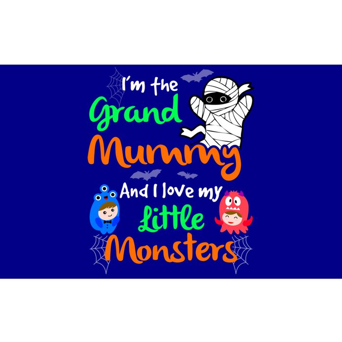 The Grand Mummy Love My Little Monsters Halloween Gift Bumper Sticker