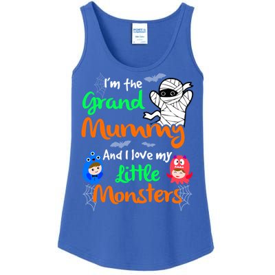 The Grand Mummy Love My Little Monsters Halloween Gift Ladies Essential Tank