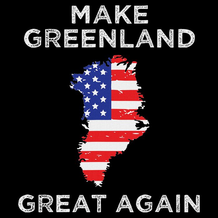 Trump Greenland Make Greenland Great Again Map Zip Tote Bag