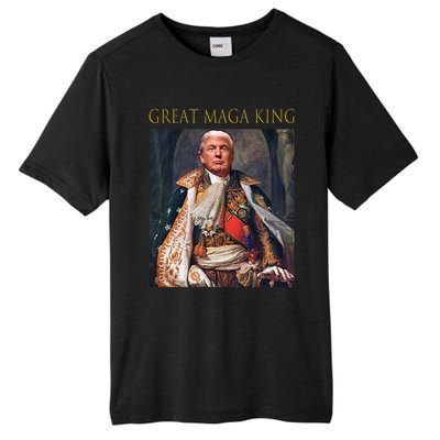 The Great Maga King Funny Trump Ultra Maga King Tall Fusion ChromaSoft Performance T-Shirt