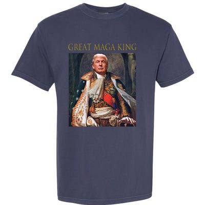 The Great Maga King Funny Trump Ultra Maga King Garment-Dyed Heavyweight T-Shirt