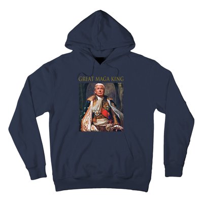 The Great Maga King Funny Trump Ultra Maga King Hoodie