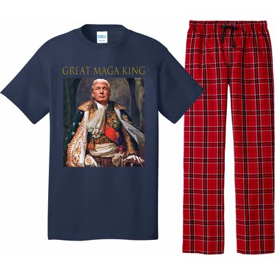 The Great Maga King Funny Trump Ultra Maga King Pajama Set