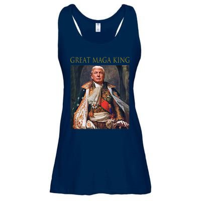 The Great Maga King Funny Trump Ultra Maga King Ladies Essential Flowy Tank