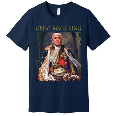 The Great Maga King Funny Trump Ultra Maga King Premium T-Shirt