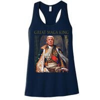 The Great Maga King Funny Trump Ultra Maga King Women's Racerback Tank